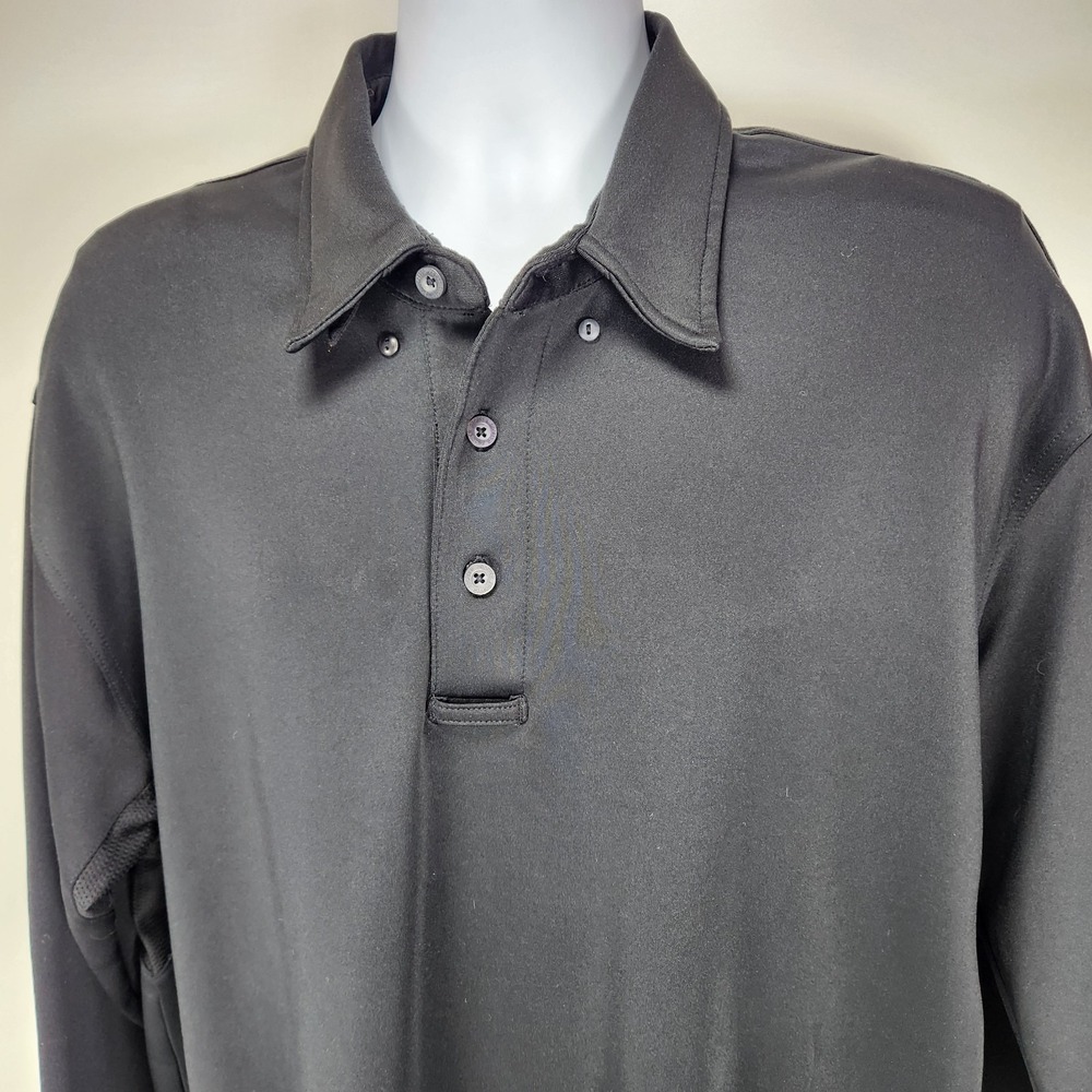 Propper  Men's L Large Long Sleeve‎ Utility Polo Black Tactical